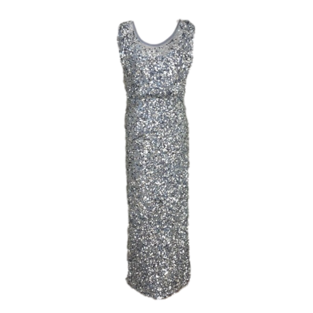 JS Collections long sequin gown